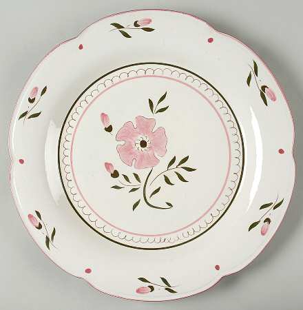 Colonial Rose 12" Chop Plate (Round Platter) by Stangl