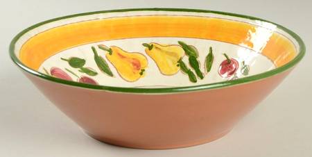 Festival (Rim) 8" Round Vegetable Bowl