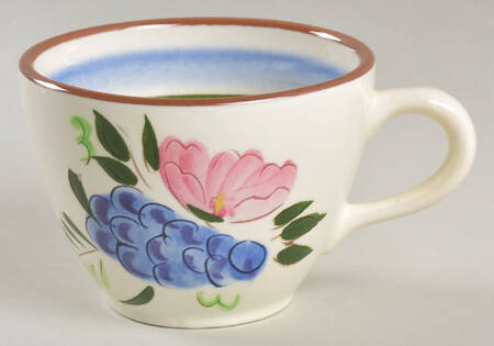 Fruit & Flowers Flat Cup