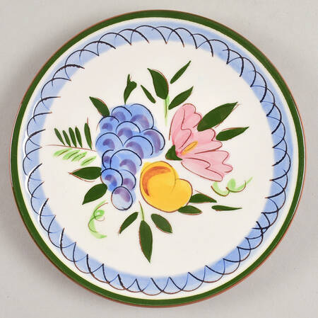 Fruit & Flowers Bread & Butter Plate