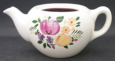 Fruit & Flowers Teapot No Lid