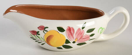 Fruit & Flowers Gravy Boat