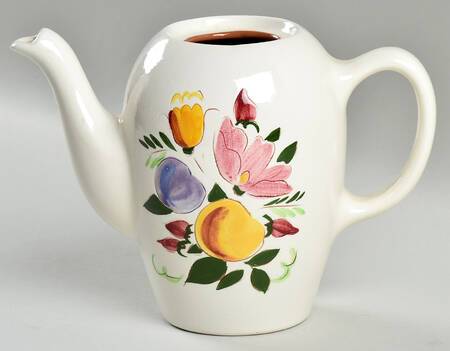 Fruit & Flowers Mini Coffee Pot No Lid