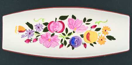 Fruit & Flowers Bread Tray
