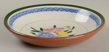 Fruit & Flowers Coupe Soup Bowl