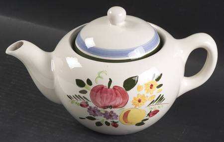 Fruit & Flowers Teapot & Lid