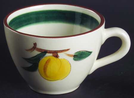 Fruit (Brown Trim) Snack Cup