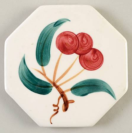 Fruit (Brown Trim) Trivet