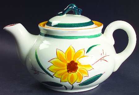 Garden Flower Teapot & Lid
