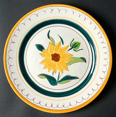 Garden Flower 11" Chop Plate (Round Platter)