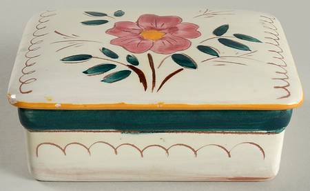 Garden Flower Cigarette Box & Lid