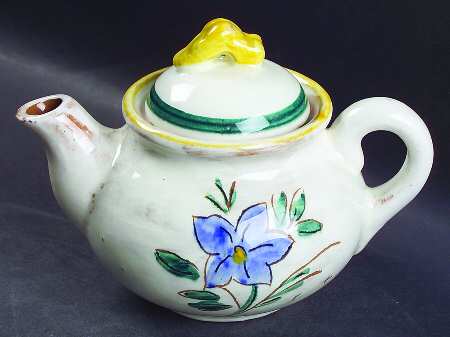 Garden Flower (Terra Rose) Individual Teapot & Lid