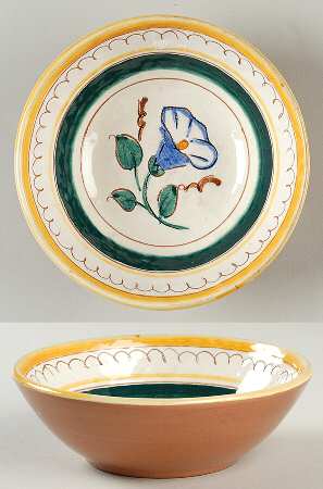 Garden Flower (Terra Rose) Coupe Cereal Bowl