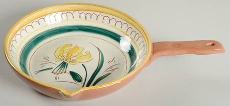 Garden Flower (Terra Rose) 9" Open Skillet