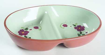 Garland 10" Oval Divided Vegetable Bowl