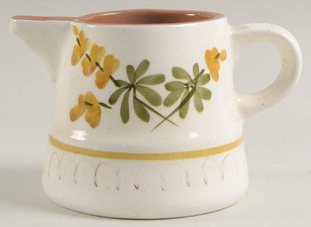 Golden Blossom (Brown Trim, Yellow Band) Creamer