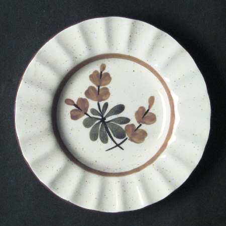 Golden Blossom (Brown Trim, Yellow Band) Small Ashtray