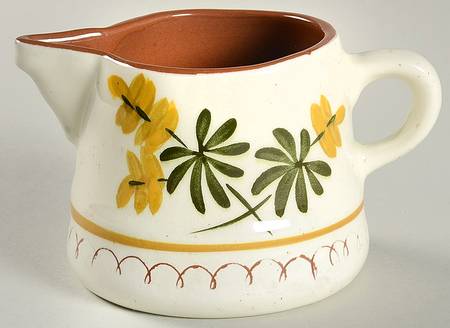 Golden Blossom (Brown Trim, Yellow Band) Creamer