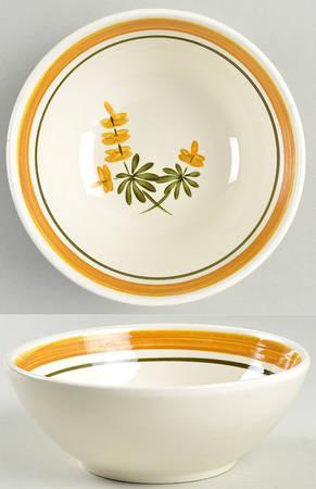 Golden Blossom (Yellow Band) Coupe Cereal Bowl