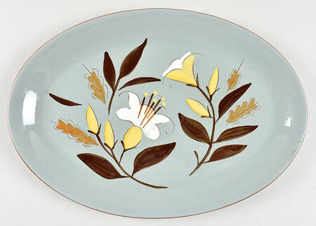 Golden Harvest 14" Oval Serving Platter by Stangl