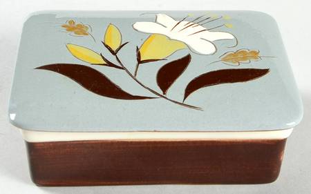 Golden Harvest Cigarette Box & Lid by Stangl