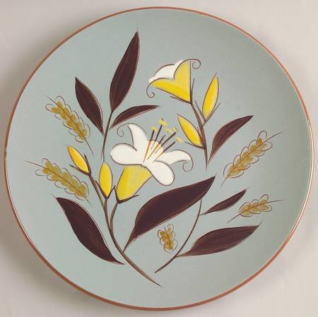 Golden Harvest Luncheon Plate