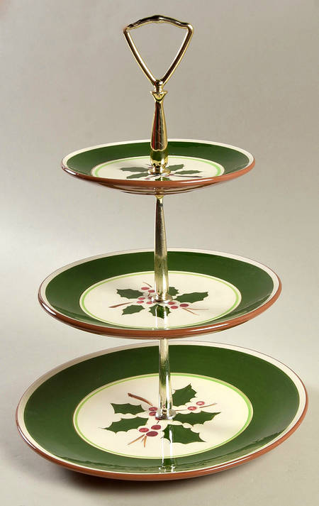 Holly 3-Tiered Serving Tray (DP, SP, BB)
