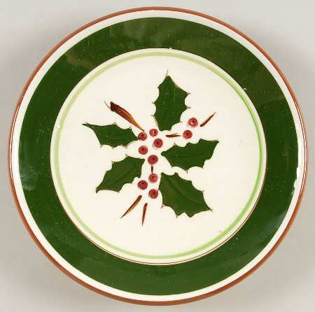 Holly Bread & Butter Plate