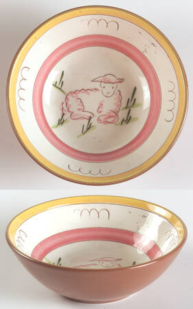 Little Bo Peep (Pink Band) Child's Bowl