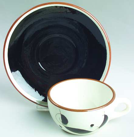 Lyric Flat Cup & Saucer Set