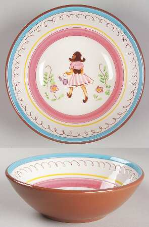 Mary Quite Contrary Child's Bowl