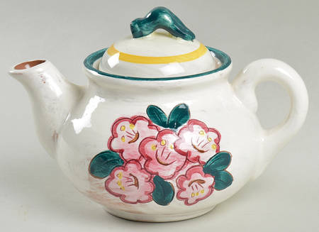 Mountain Laurel Individual Teapot & Lid