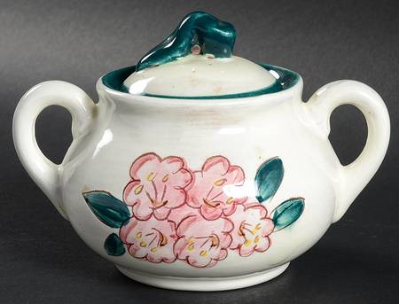 Mountain Laurel Sugar Bowl & Lid