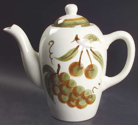 Orchard Song Coffee Pot & Lid