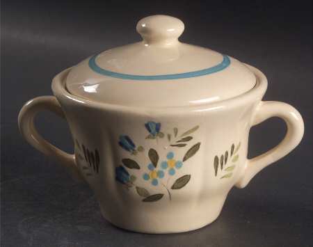 Petite Flowers Sugar Bowl & Lid