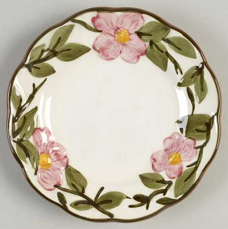 Pink Dogwood Bread & Butter Plate
