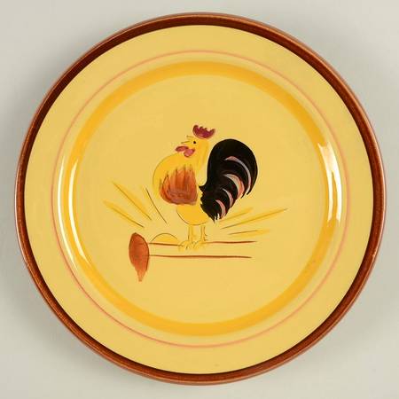 Rooster Salad Plate by Stangl