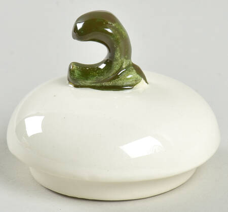 Sculptured Fruit Lid for Sugar Bowl