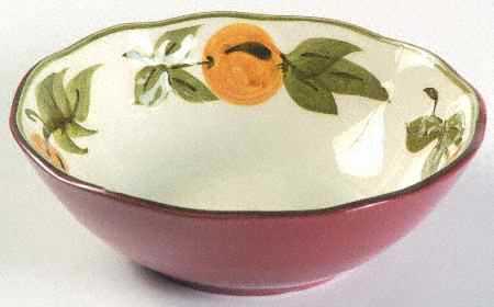 Sculptured Fruit Coupe Cereal Bowl