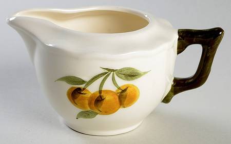 Sculptured Fruit Creamer