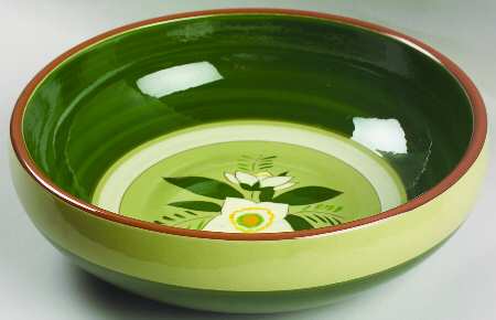 Star Flower 12" Large Salad Serving Bowl