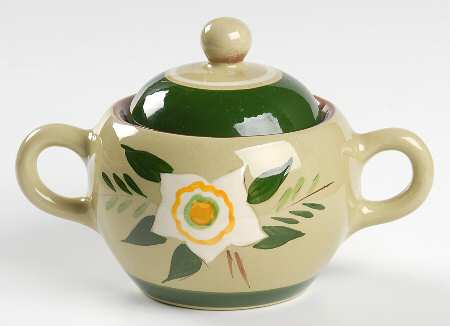 Star Flower Sugar Bowl & Lid