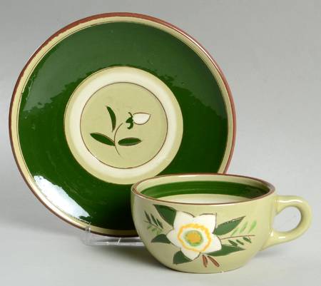Flat Cup & Saucer Set