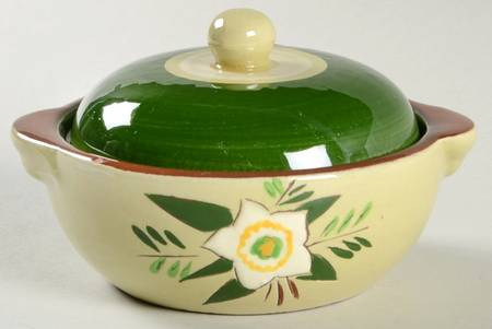 Star Flower Individual Casserole & Lid
