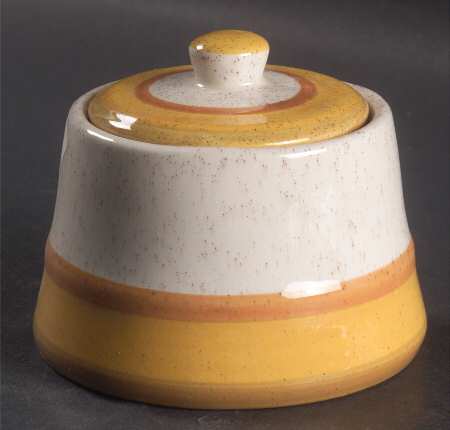 Sun Pebbles Sugar Bowl & Lid