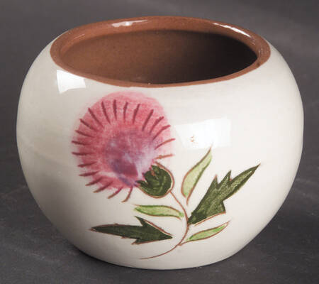 Thistle (Pink Thistle) Individual Open Sugar Bowl