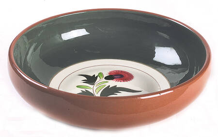 Thistle (Pink Thistle) 9" Salad Serving Bowl