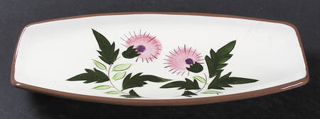 Thistle (Pink Thistle) Pickle Dish