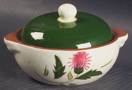 Thistle (Pink Thistle) Individual Casserole & Lid