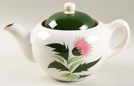 Thistle (Pink Thistle) Teapot & Lid